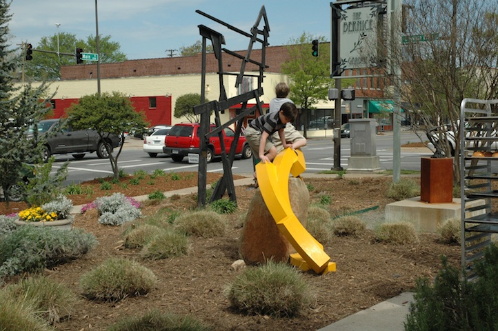 Kids of all ages had a blast at the Plant and Poultry Swap. And check out the changes across the street!